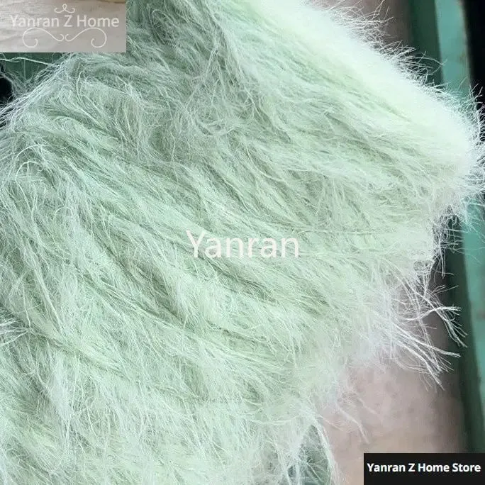 10cm Long Woolen Imitation Velvet Yarn That Does Mink Thread Woven Clothing Handmade Bags Scarves Pendants Decor Crochet Yarn