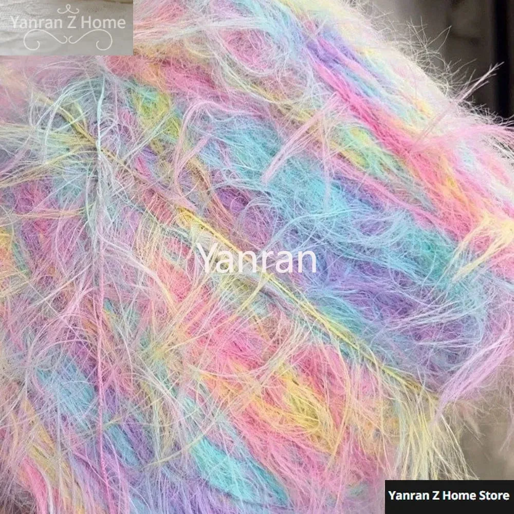 10cm Long Woolen Imitation Velvet Yarn That Does Mink Thread Woven Clothing Handmade Bags Scarves Pendants Decor Crochet Yarn