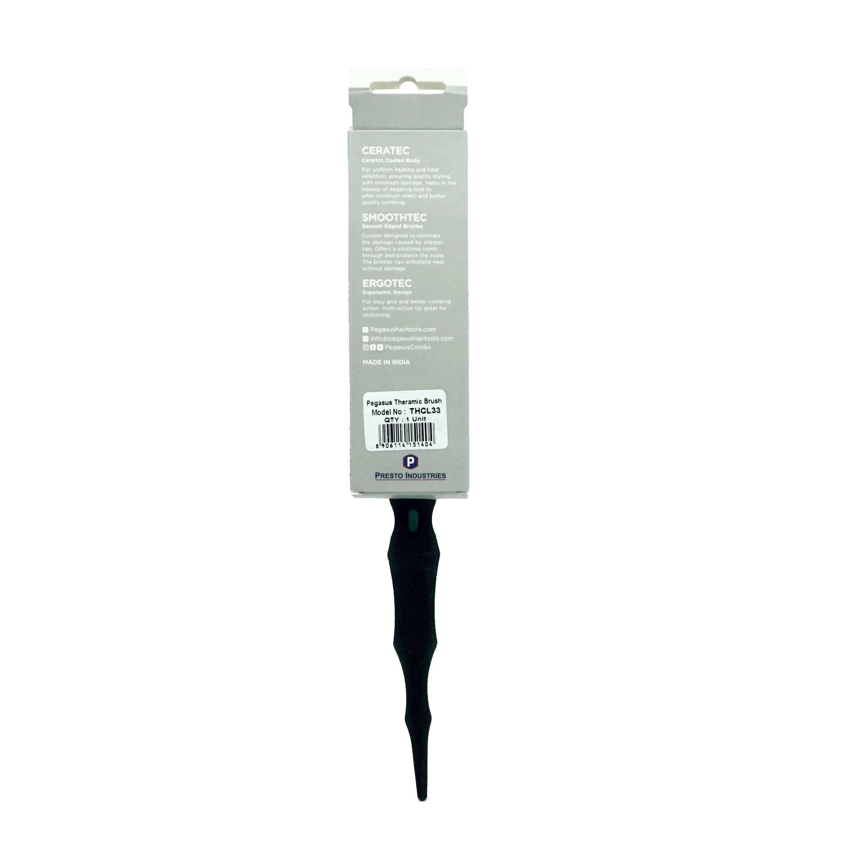 33mm (1.3in), Thermal Long (5") Barrel Brush with Sectioning End, Pegasus THCL33