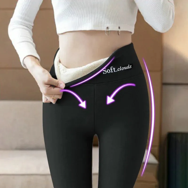 Acidella Leggings - Casual Warm Winter Solid Pants