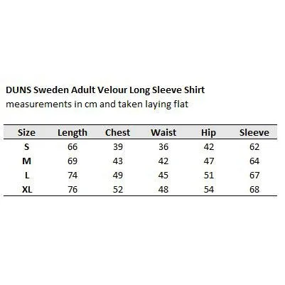 Adult's Chestnut Velour Long Sleeve Shirt