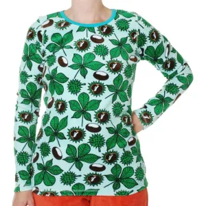 Adult's Chestnut Velour Long Sleeve Shirt