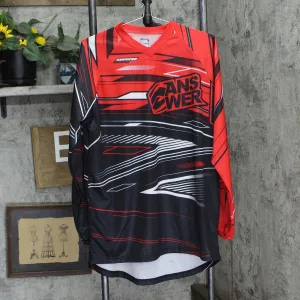 Answer Mens Long Sleeve Racing Motocross Shirt 1678ebda72a270 Red / Black L