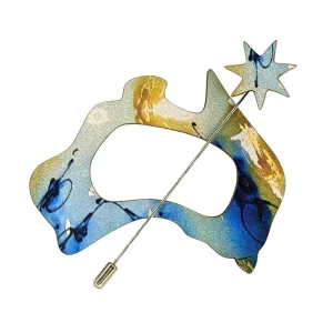 Australia Scarf Pin