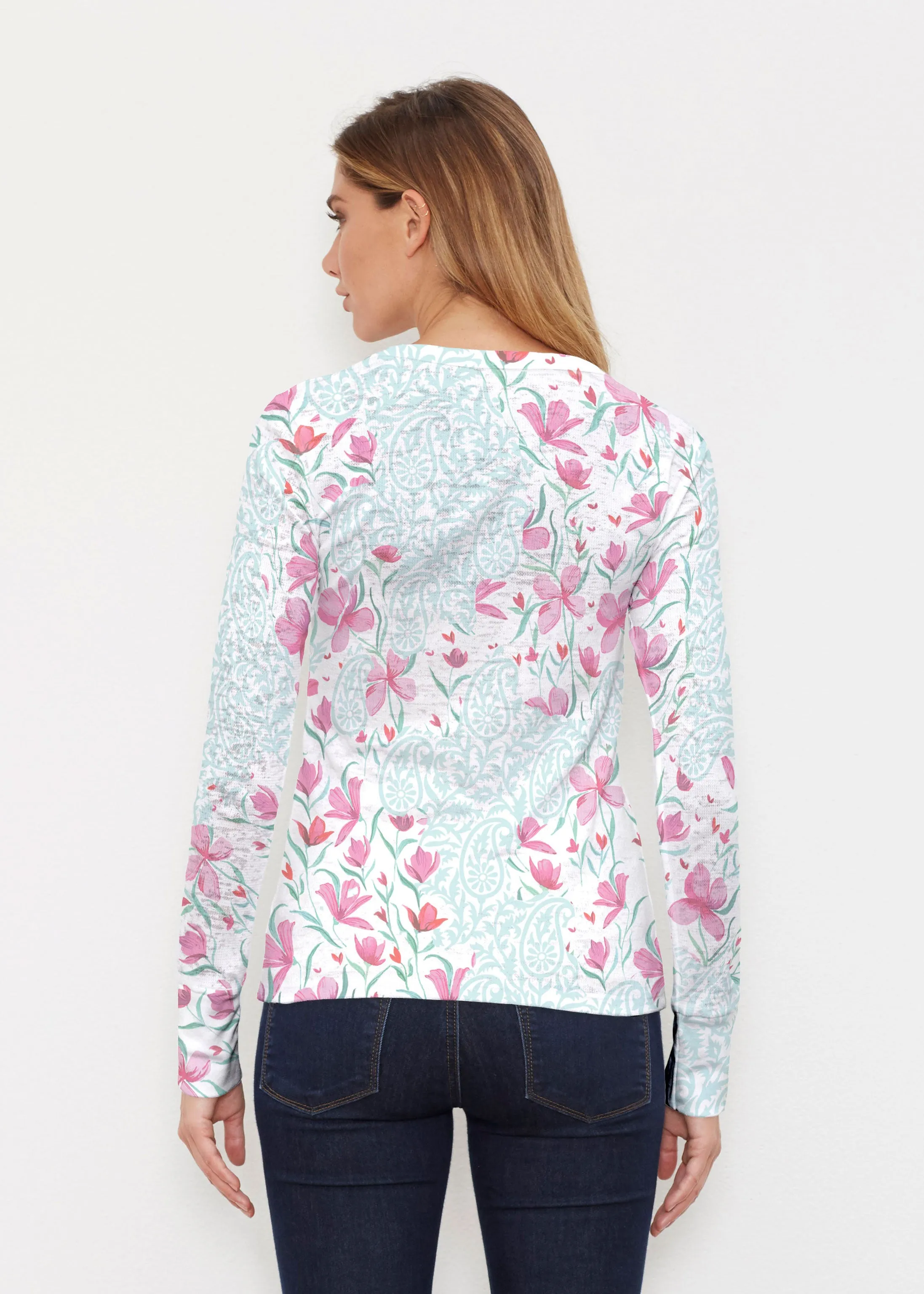 Azalea (8109) ~ Thermal Long Sleeve Crew Shirt