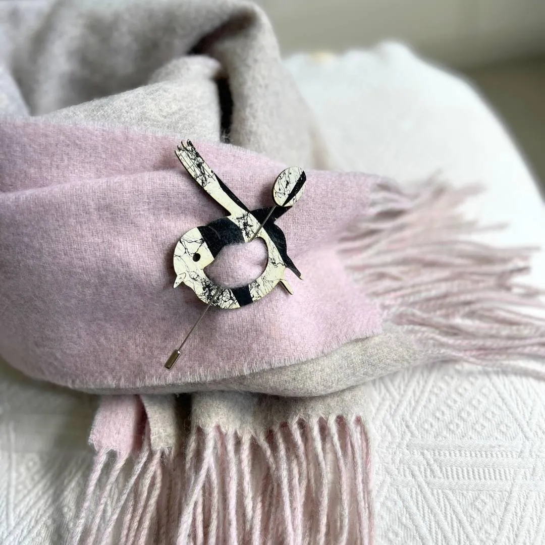 Blue Wren Scarf Pin (6 Colors)