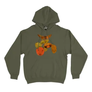 “B" Fleece Hoodie Khaki