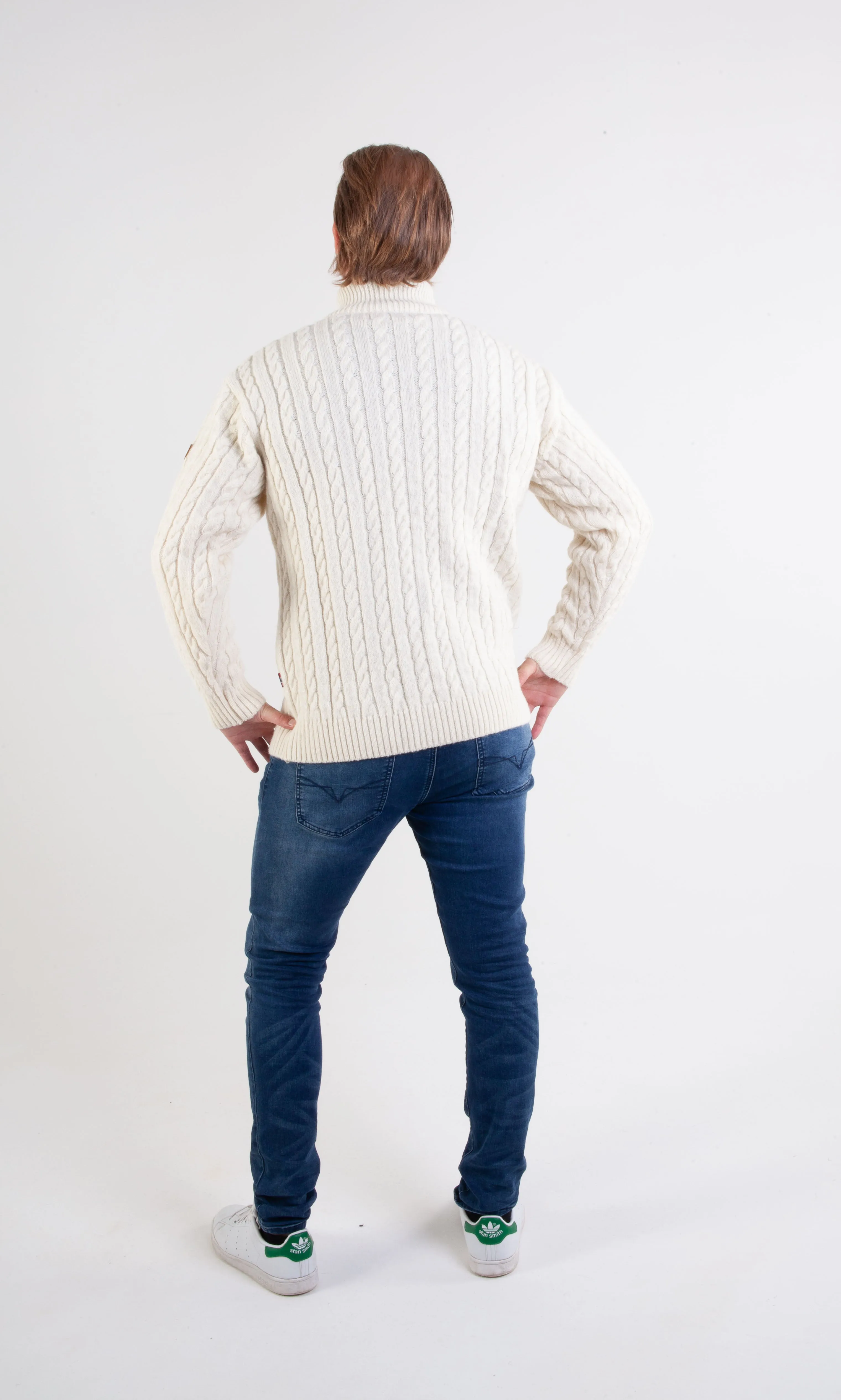Bratens - Cabel Jacket | Norwegian wool men's cardigan