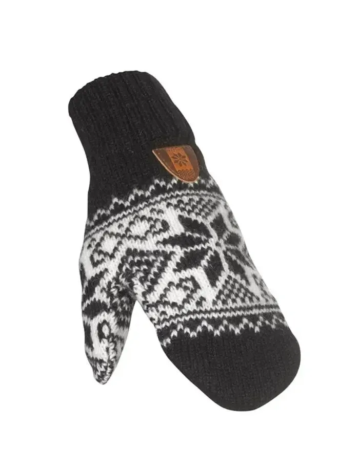 Bråtens - Snowflake mittens | woolen mittens