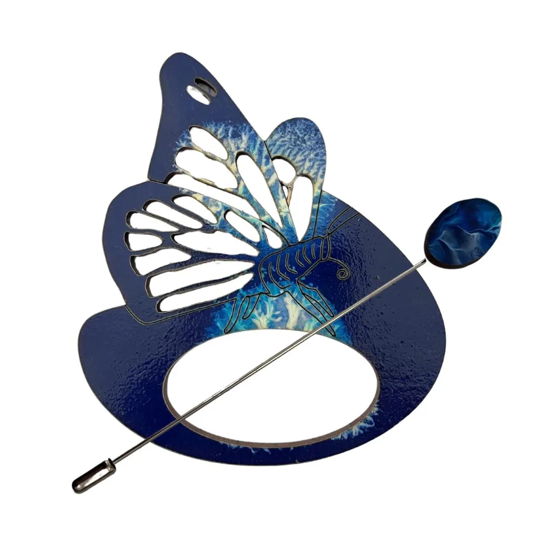 Butterfly Scarf Pin (5 Colors)