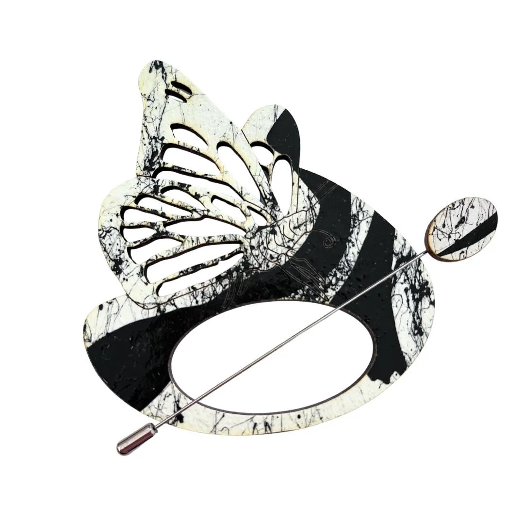Butterfly Scarf Pin (5 Colors)