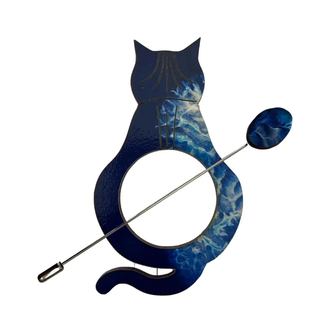 Cat Scarf Pin (5 Colors)