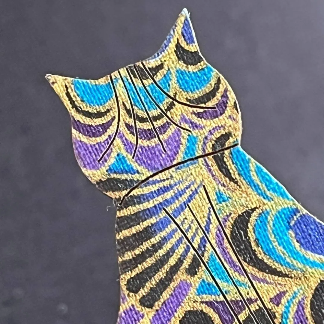 Cat Scarf Pin (5 Colors)