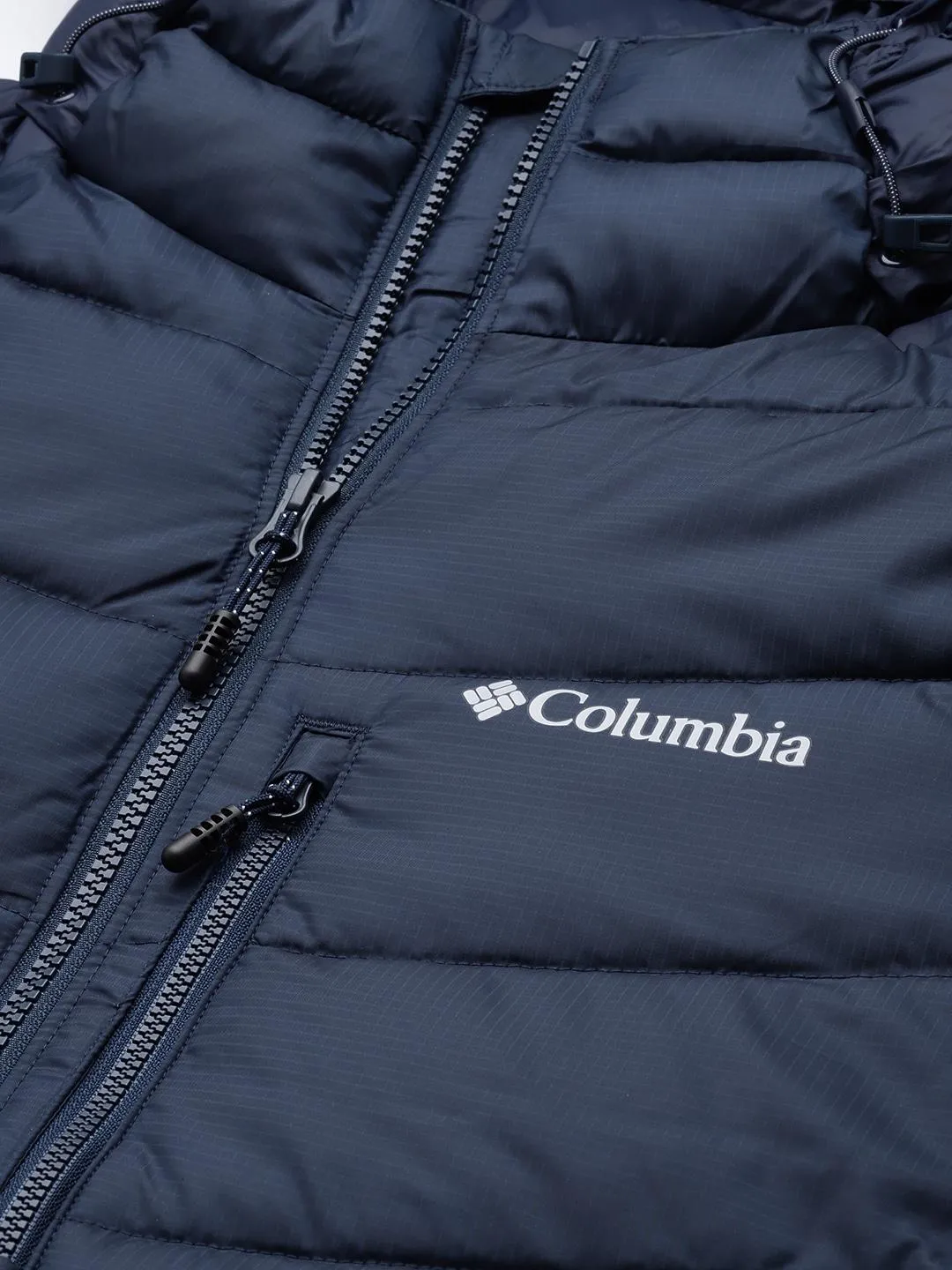 Columbia Men Blue Labyrinth Loop Hooded Jacket