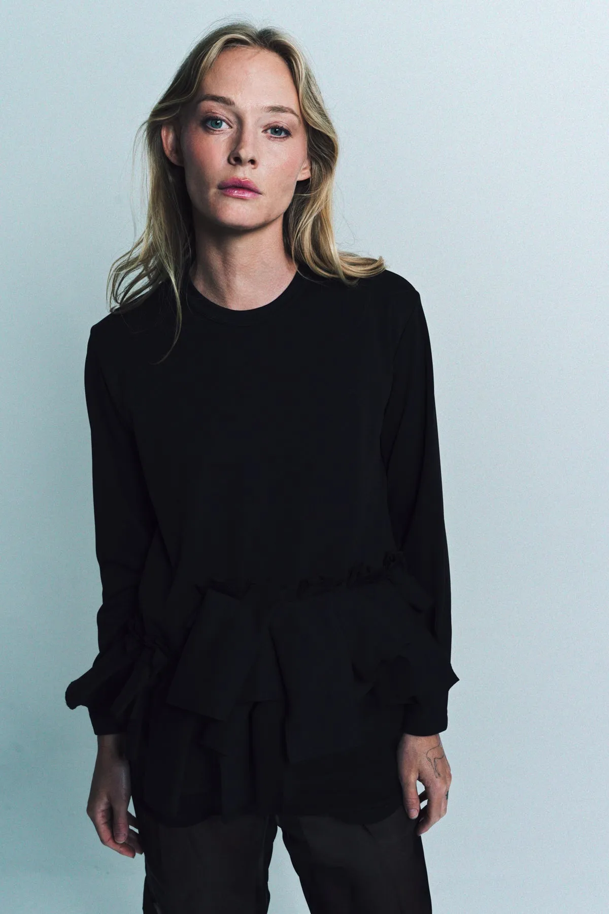 COMME DES GARCONS | PIQUE LONG SLEEVE TEE