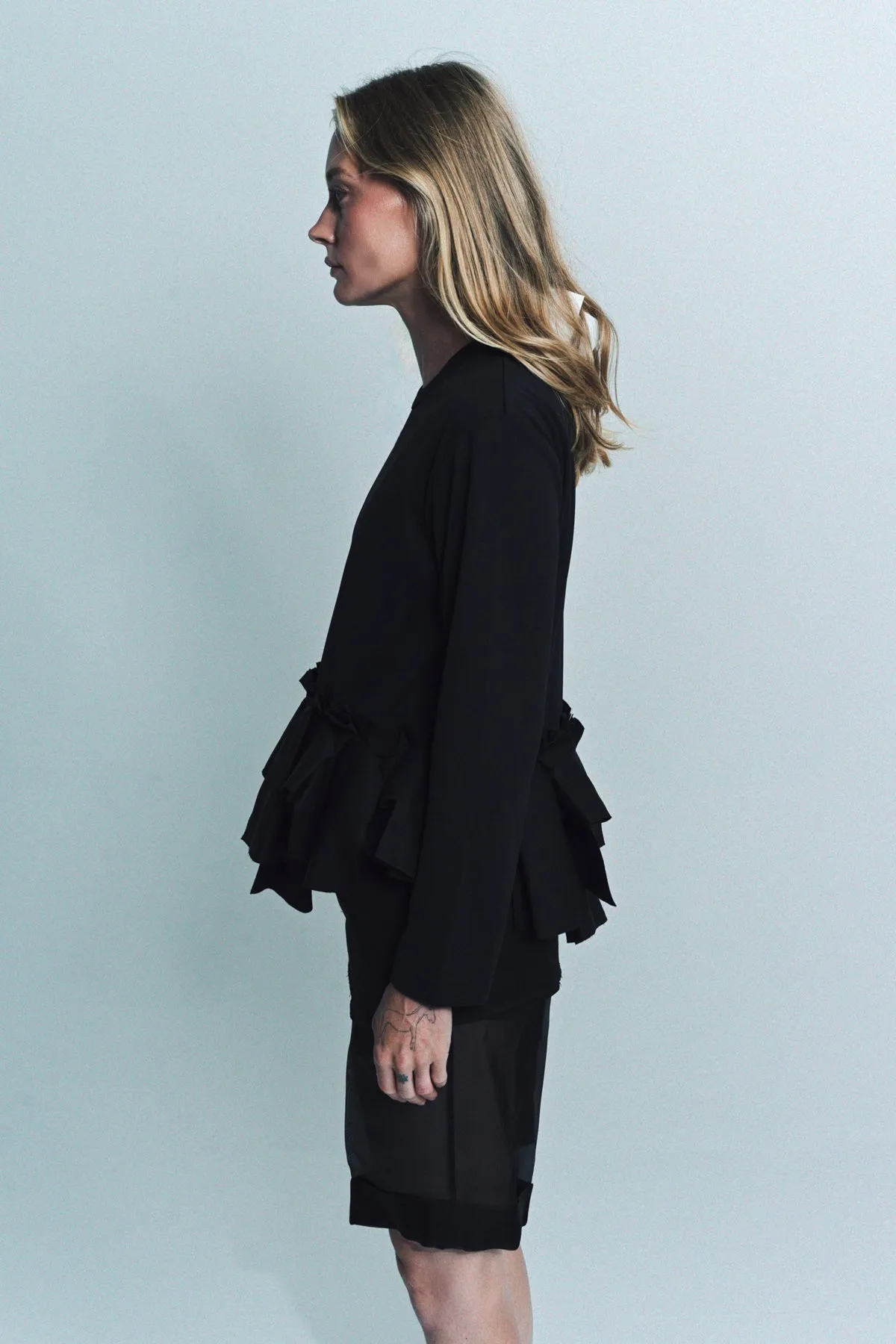 COMME DES GARCONS | PIQUE LONG SLEEVE TEE