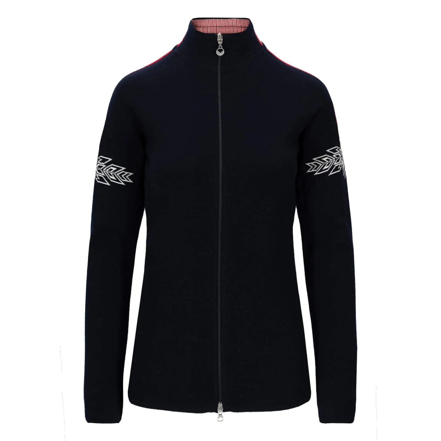 Dale of Norway OL Spirit Jacket Navy/Off-White/Raspberry LG (Women's 12-14)