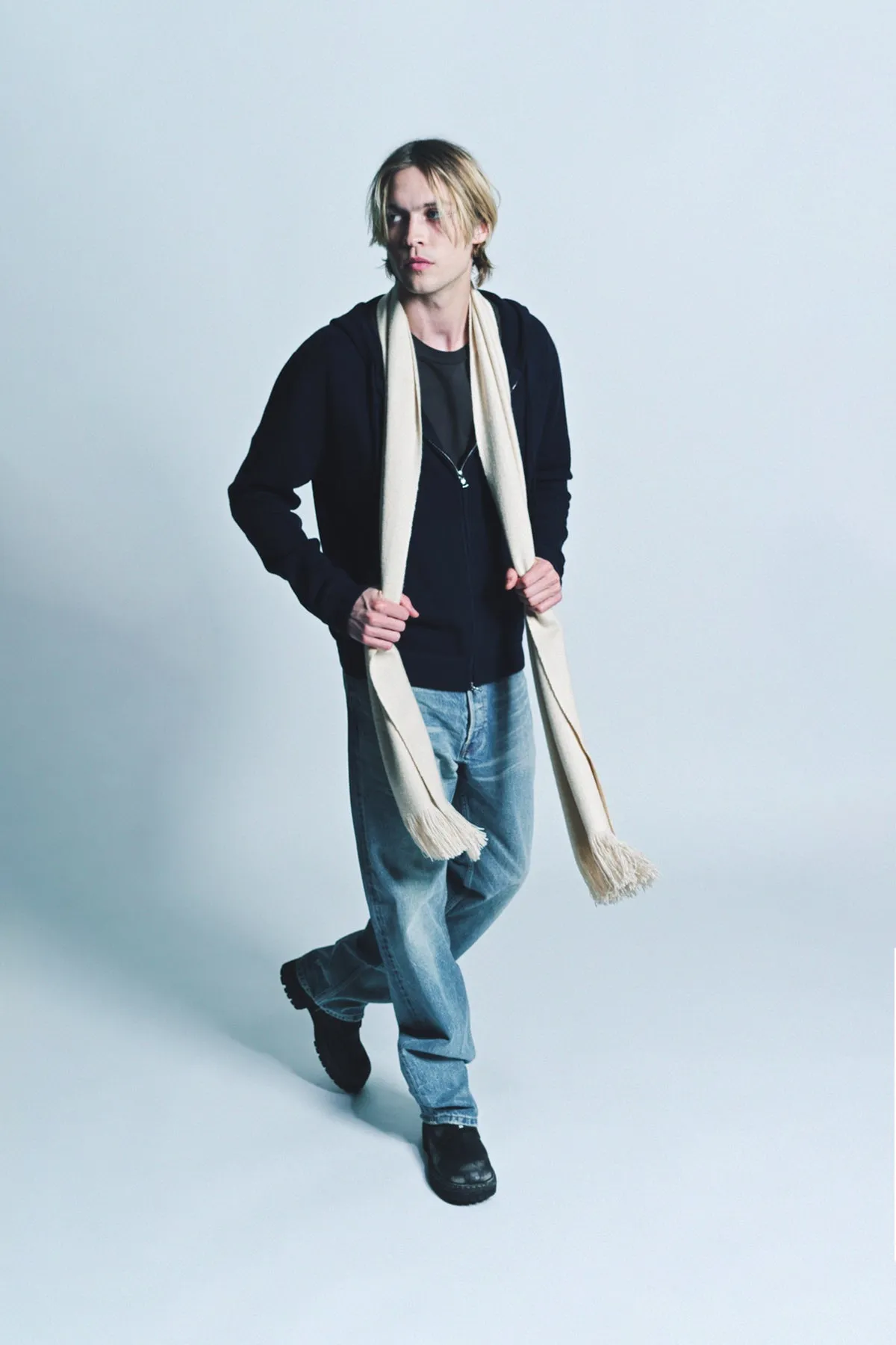 DENIS COLOMB | LONG FRINGE SCARF