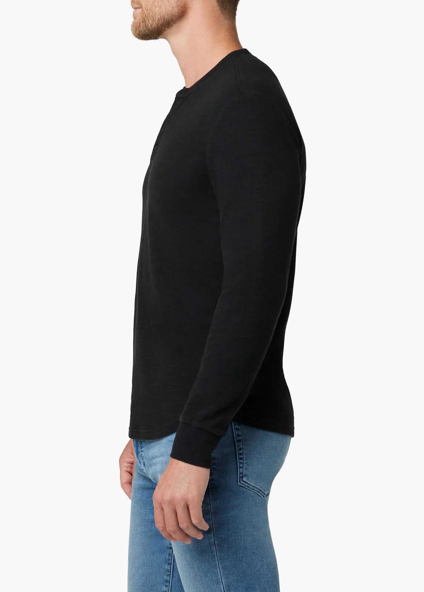 DWIGHT DOUBLE FACE HENLEY