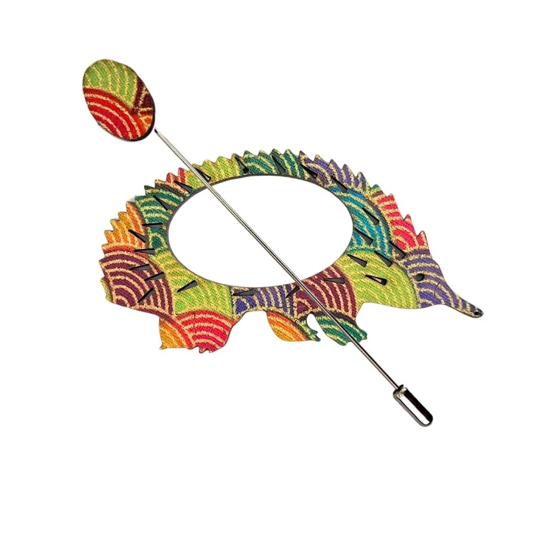 Echidna Scarf Pin (5 Colors)