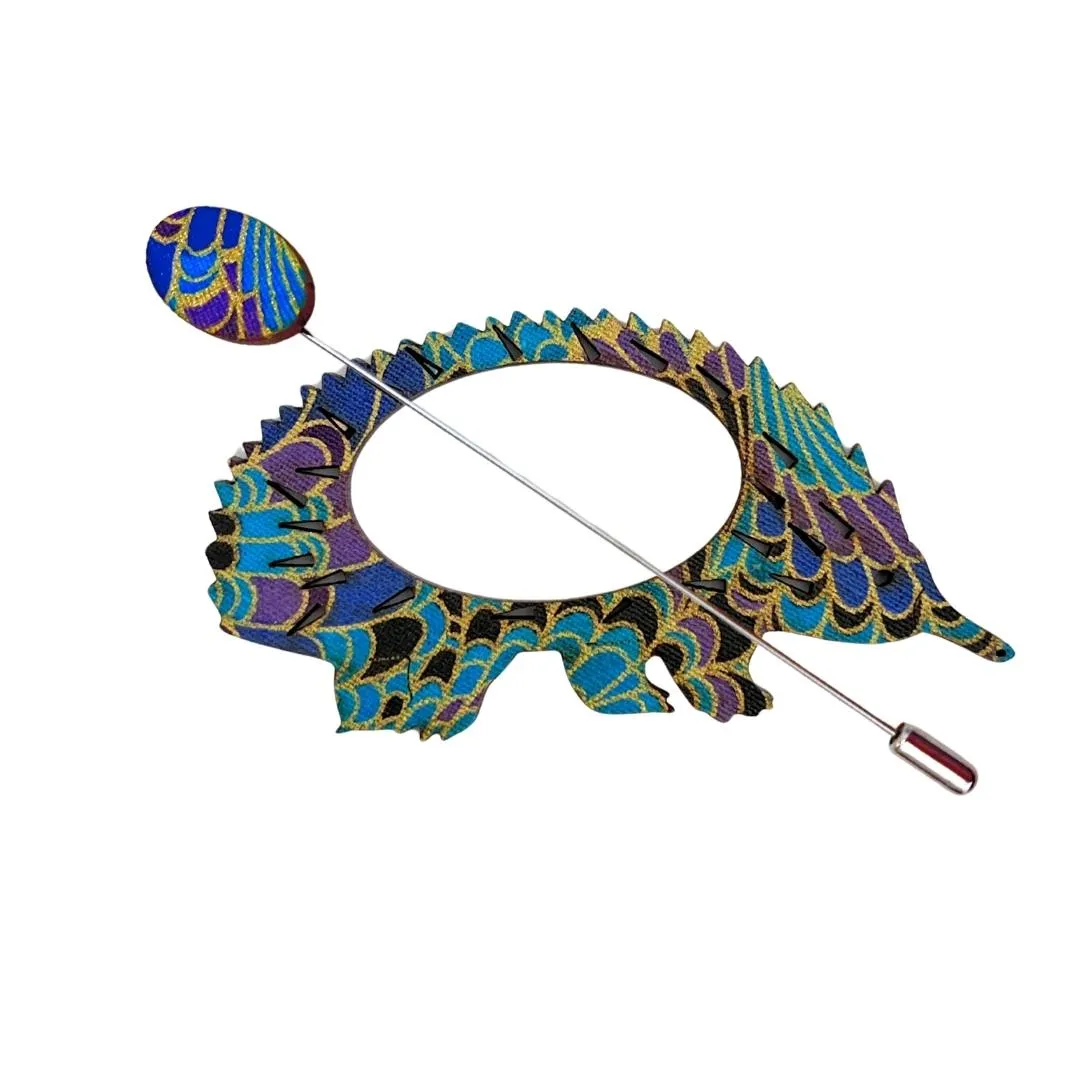 Echidna Scarf Pin (5 Colors)