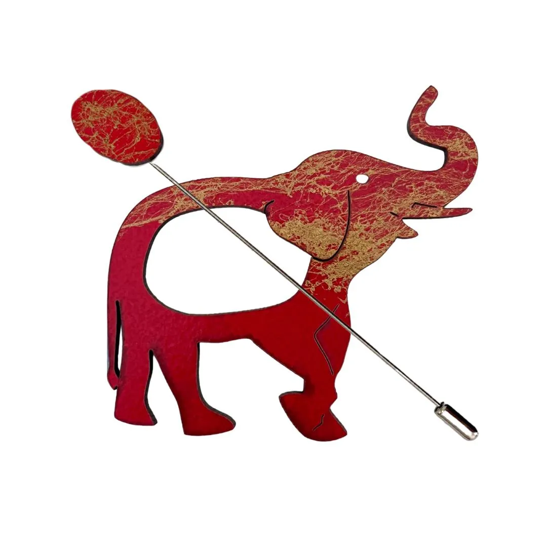 Elephant Scarf Pin (5 Colors)