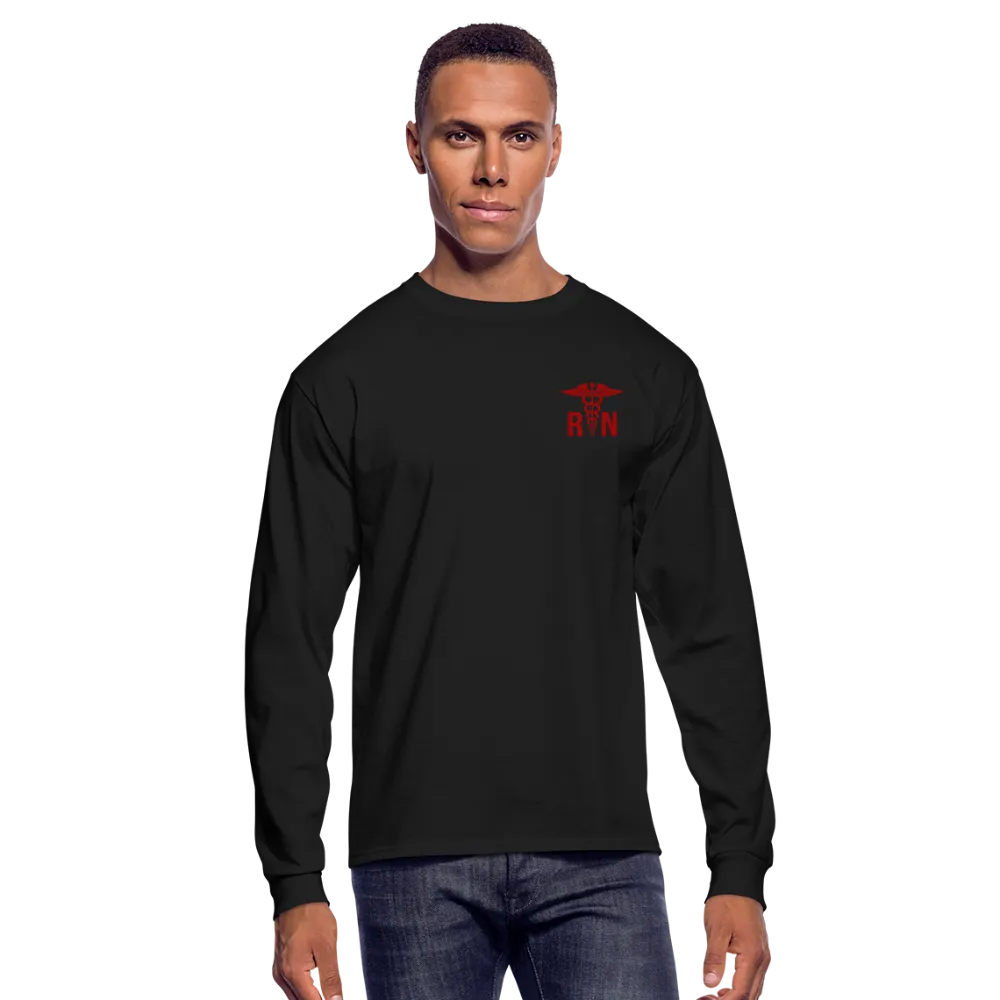 Emergency Nurse RN Flag Men's Long Sleeve T-Shirt (CK4126)