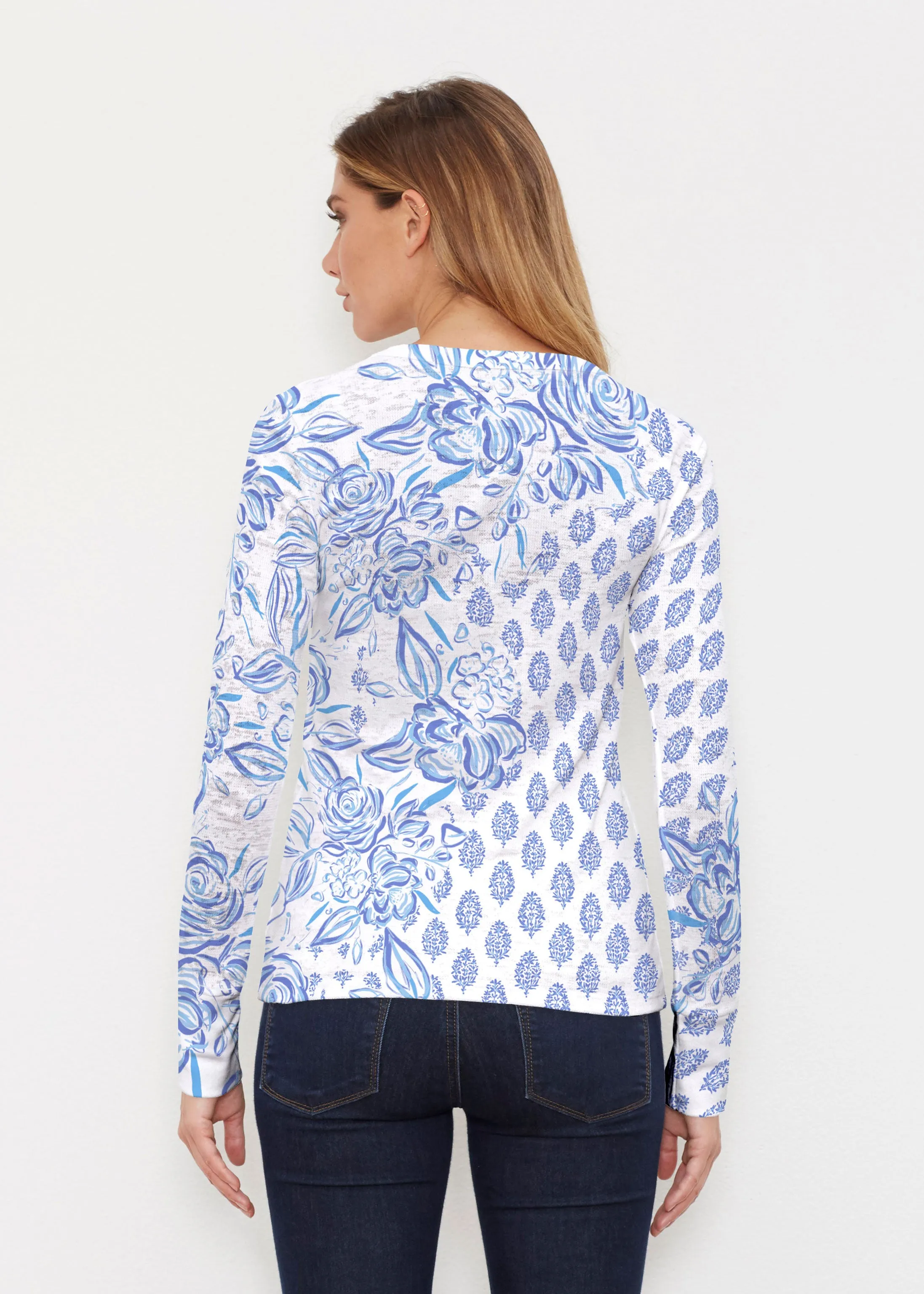 Flora (8041) ~ Thermal Long Sleeve Crew Shirt