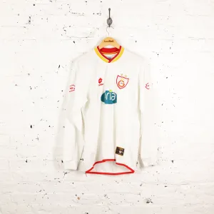 Galatasaray 2001 Lotto Long Sleeve Away Football Shirt - White - M