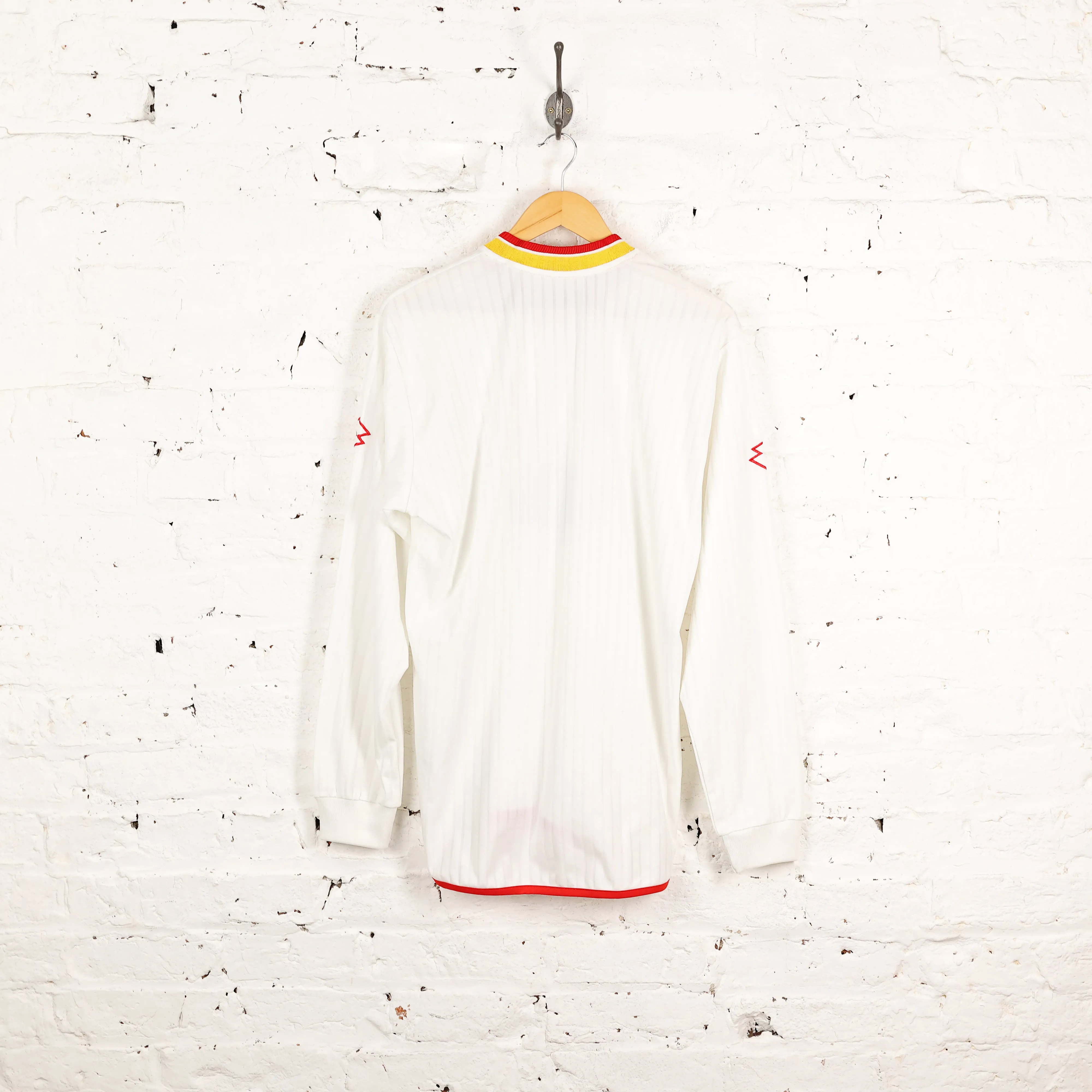 Galatasaray 2001 Lotto Long Sleeve Away Football Shirt - White - M