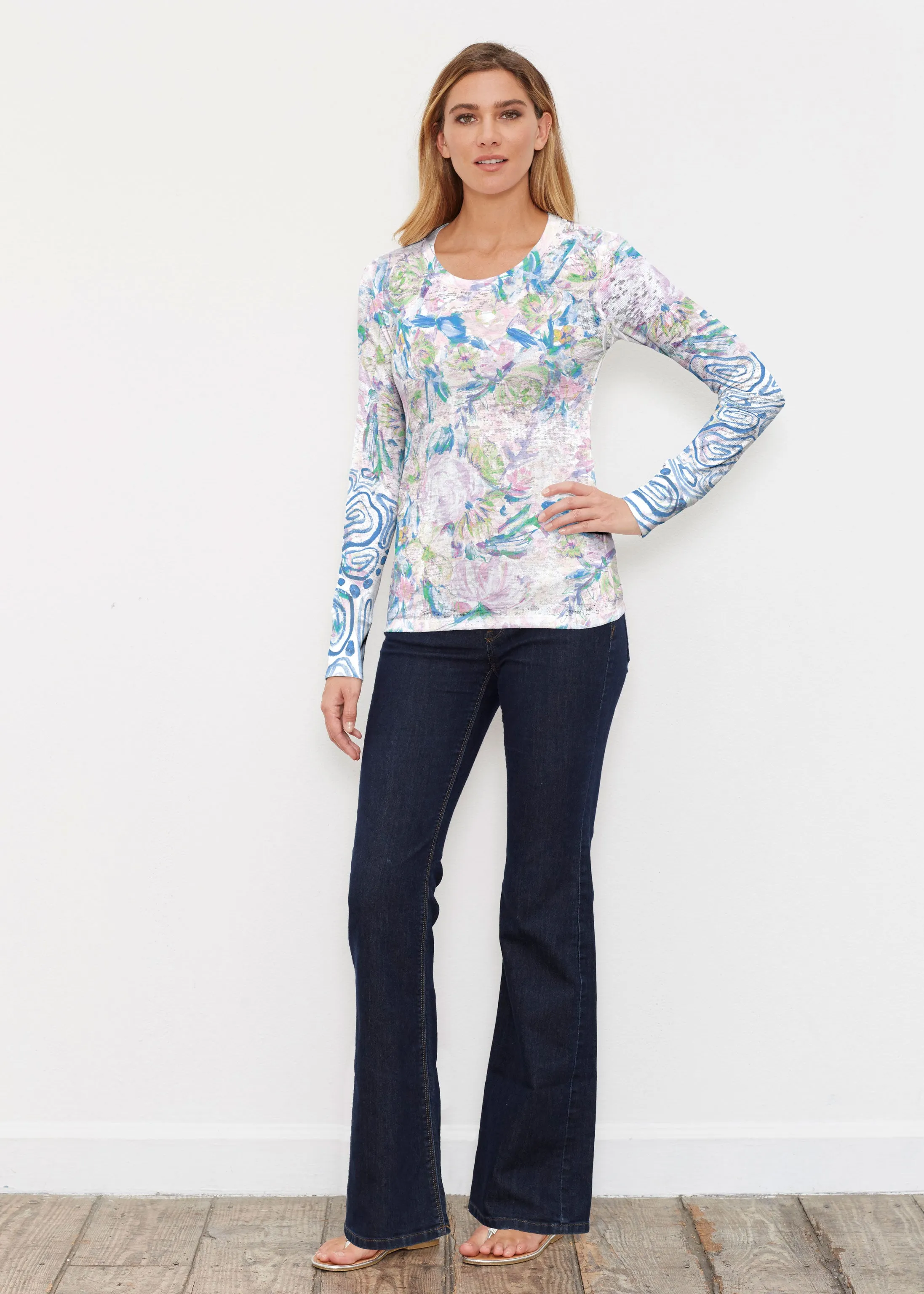 GiGi (17251) ~ Thermal Long Sleeve Crew Shirt