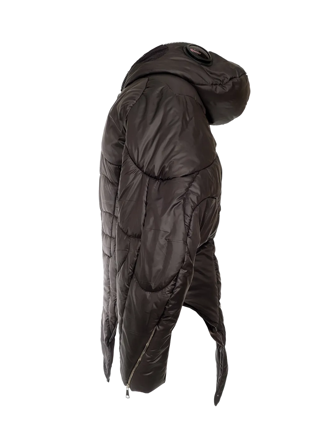 Google Hood Puffer Romper
