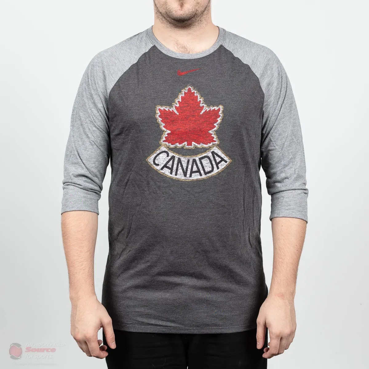 Hockey Canada Nike Tri-Blend 3/4 Sleeve Mens Shirt
