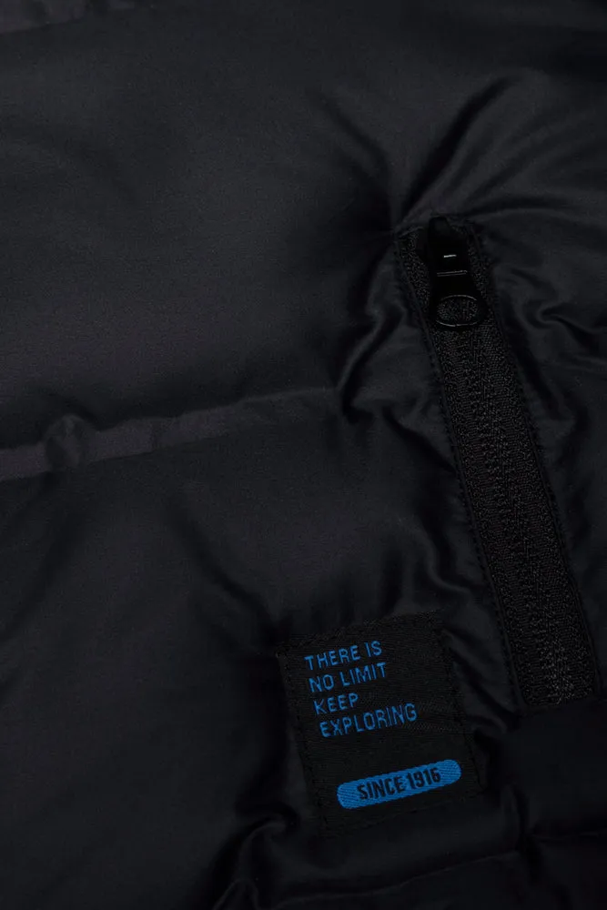 Hooded Puffer Jacket Black