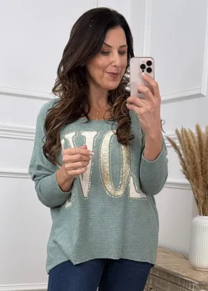 Jill Green LOVE Top