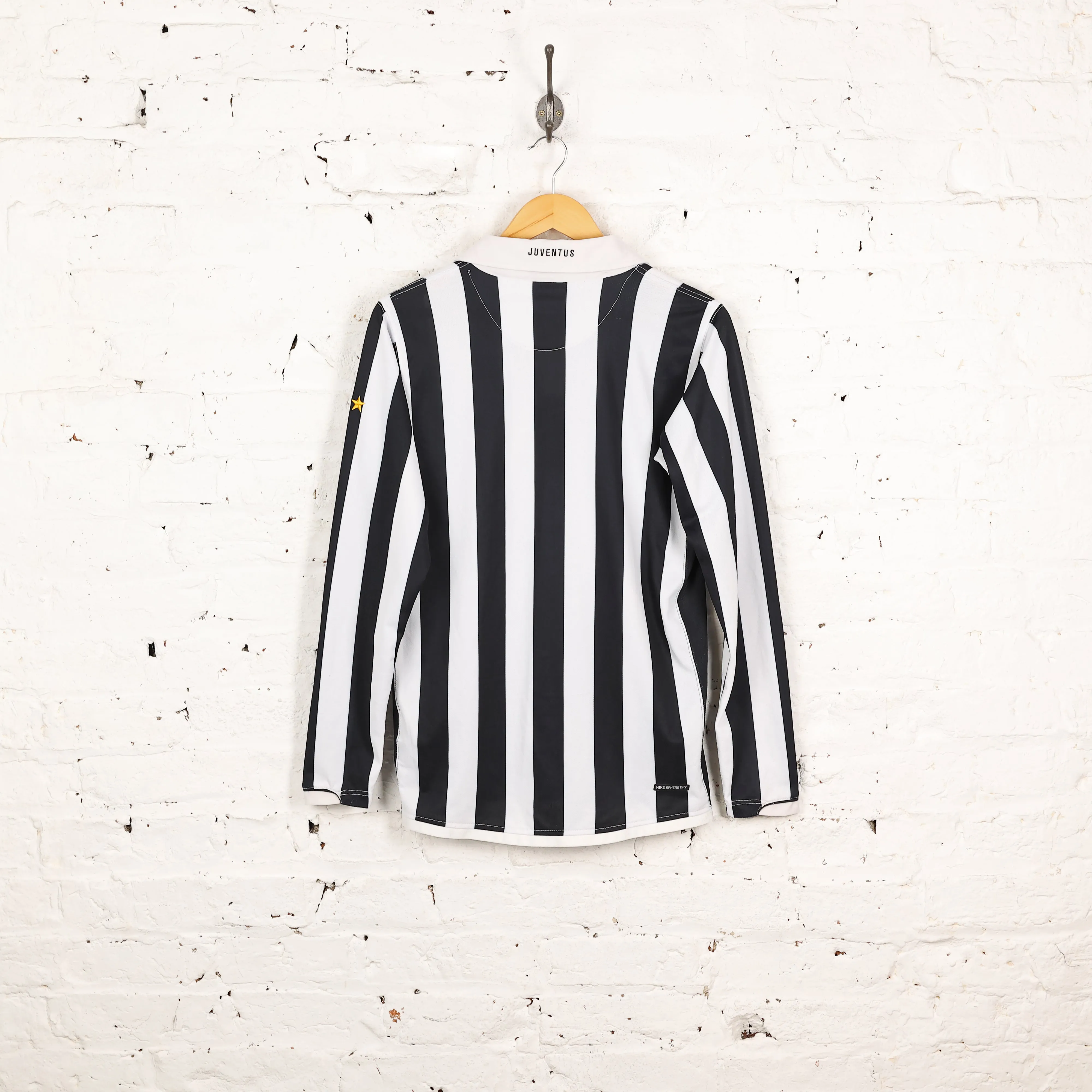 Juventus 2006 Nike Long Sleeve Football Shirt - Black - S