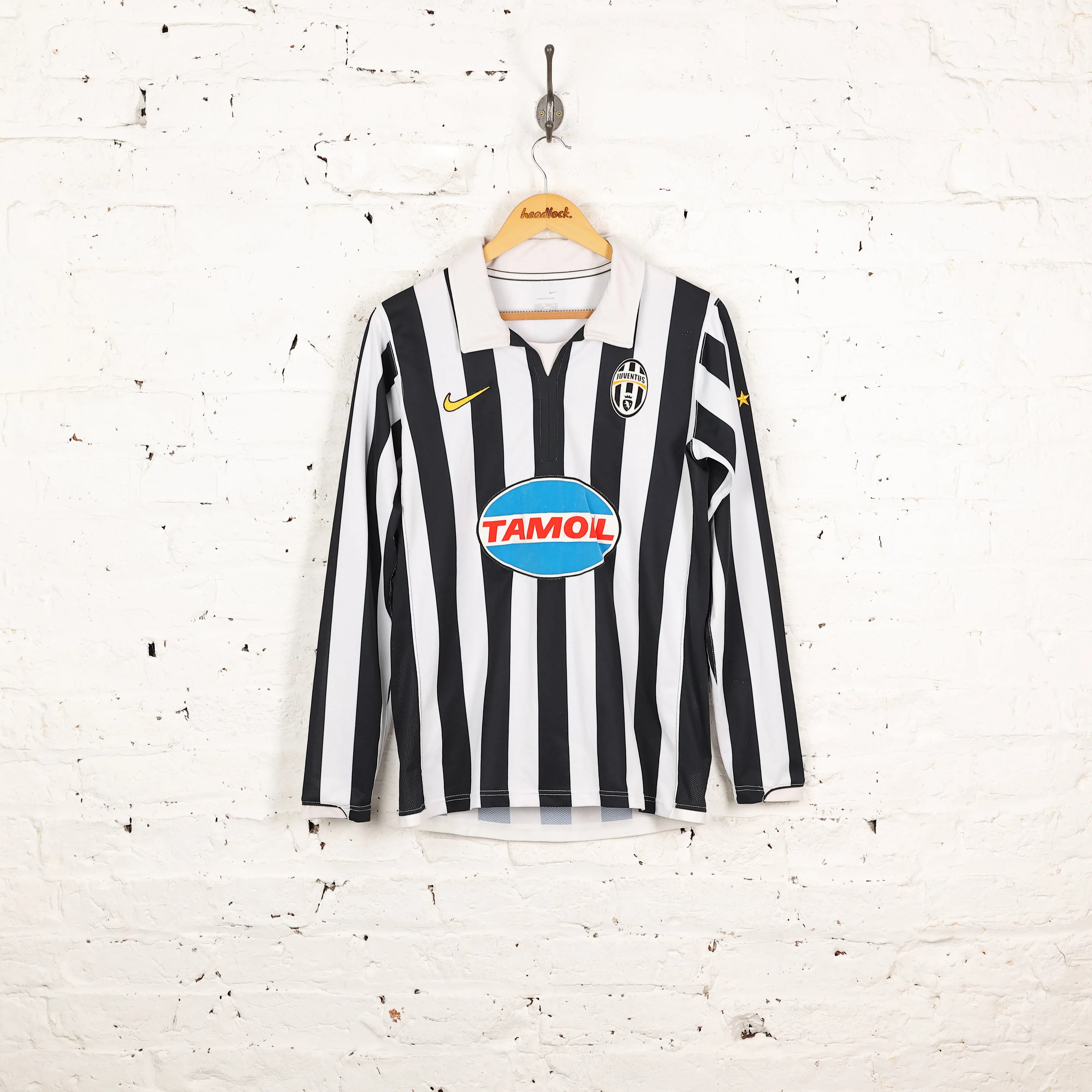 Juventus 2006 Nike Long Sleeve Football Shirt - Black - S