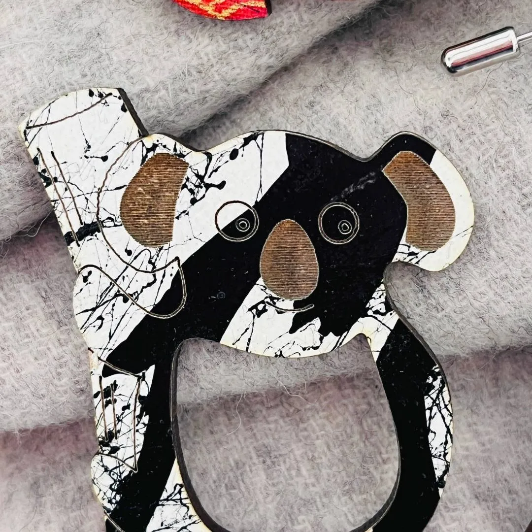 Koala Scarf Pin (5 Colors)