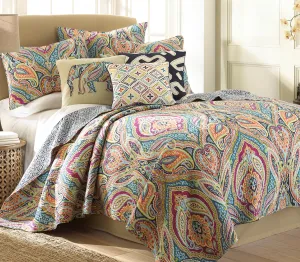 Magnolia Navy Quilt Set