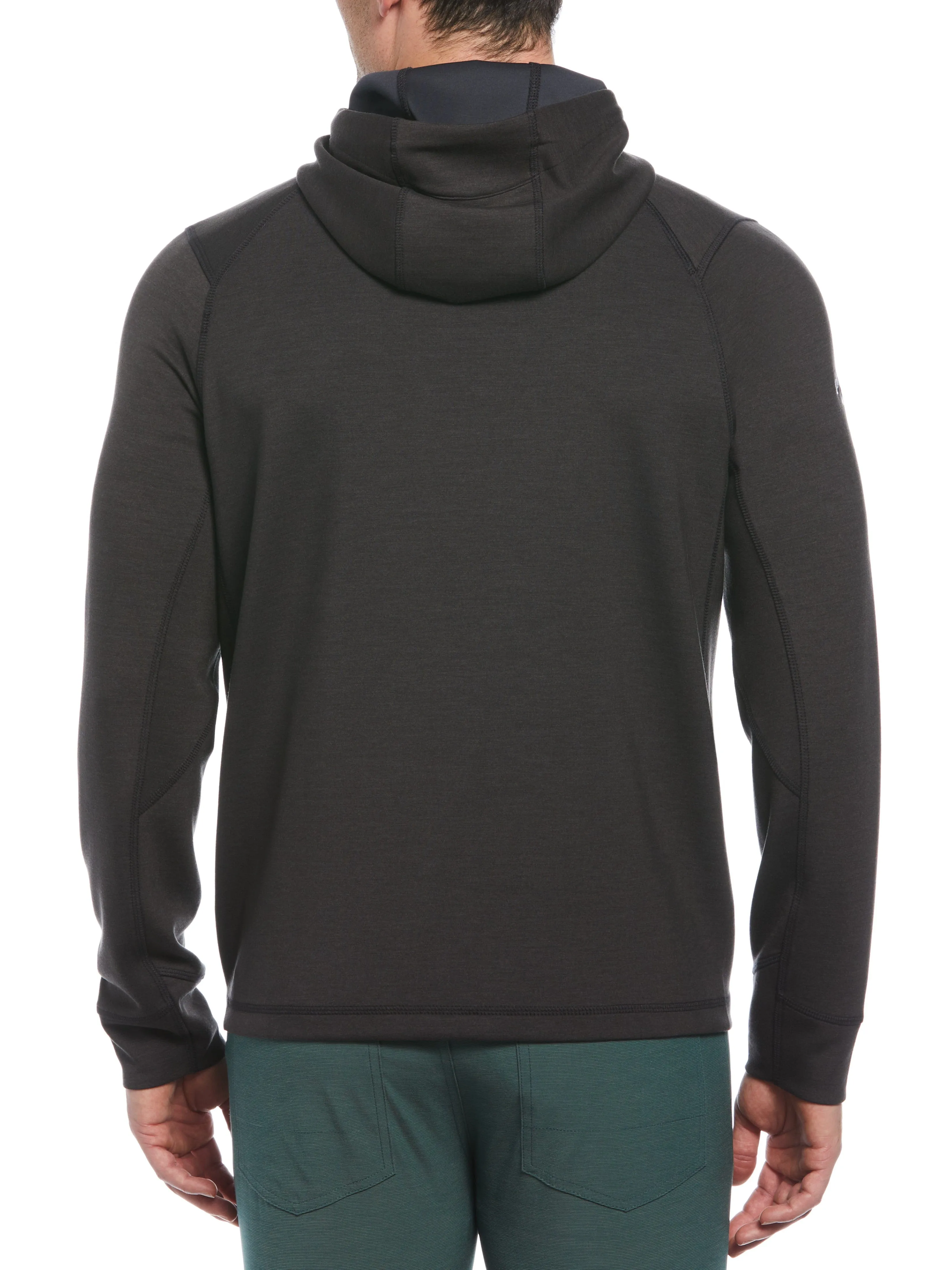Mens Heathered Premium Half Zip Golf Hoodie