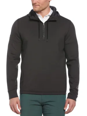Mens Heathered Premium Half Zip Golf Hoodie