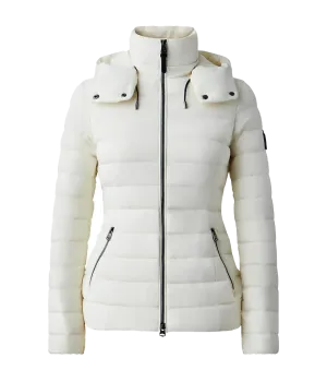 Michi Puffer Jacket in Cream