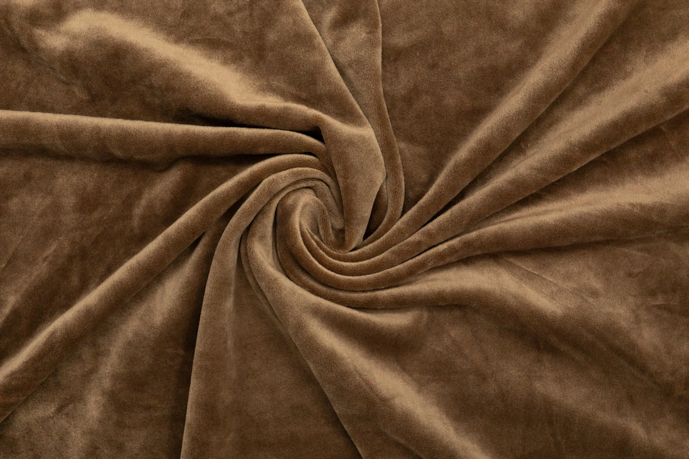 Milk Chocolate - THICC Stretch Fleece - 1/2 Metre