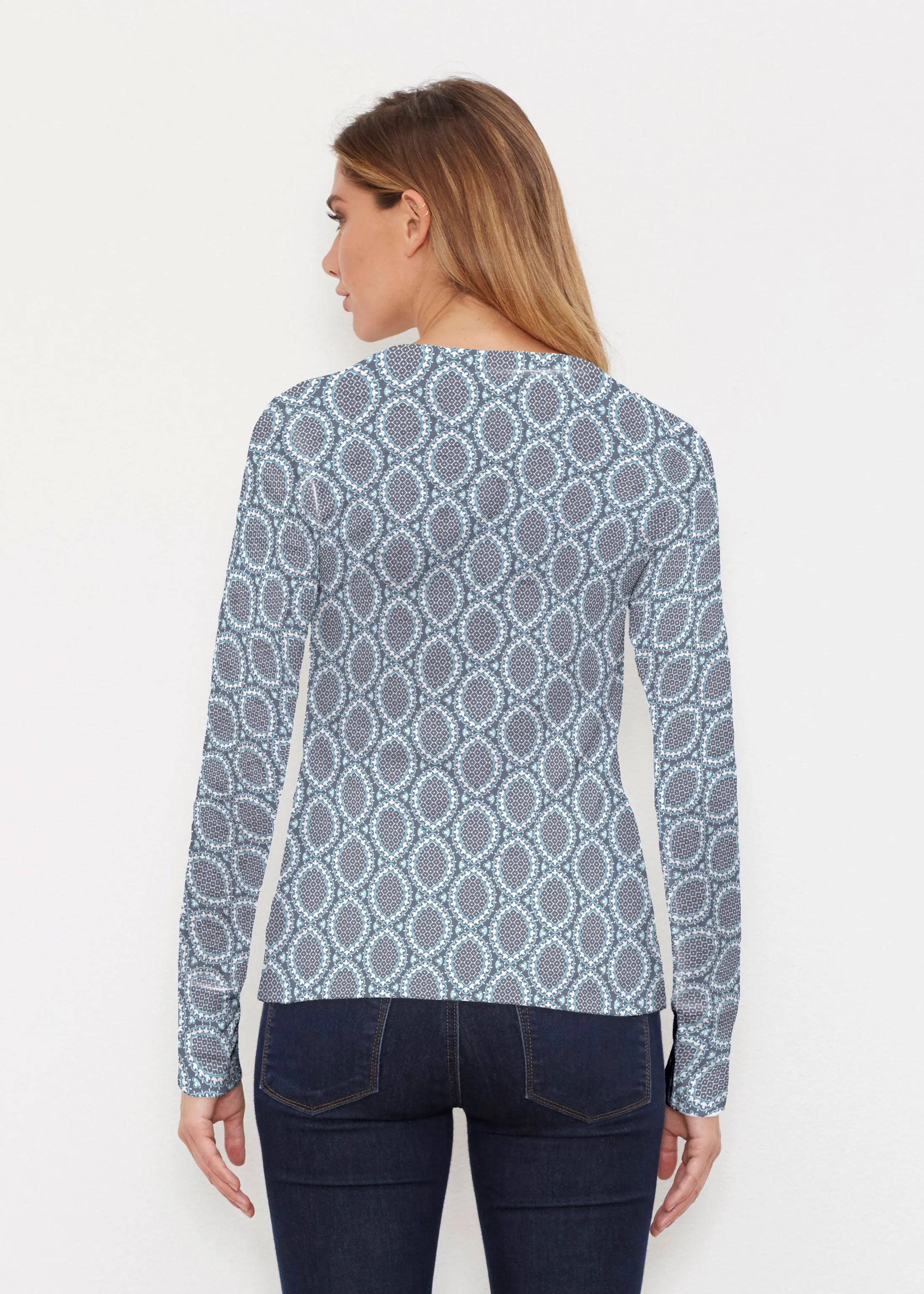 Namaste Lace (13370) ~ Thermal Long Sleeve Crew Shirt