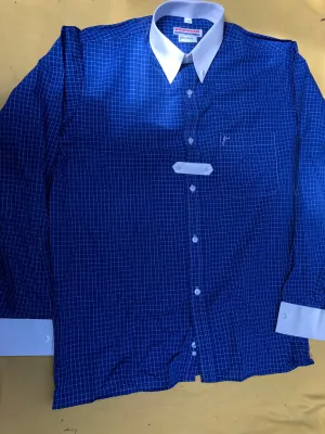 NEW John Whitaker blue long sleeve shirt size M FREE POSTAGE