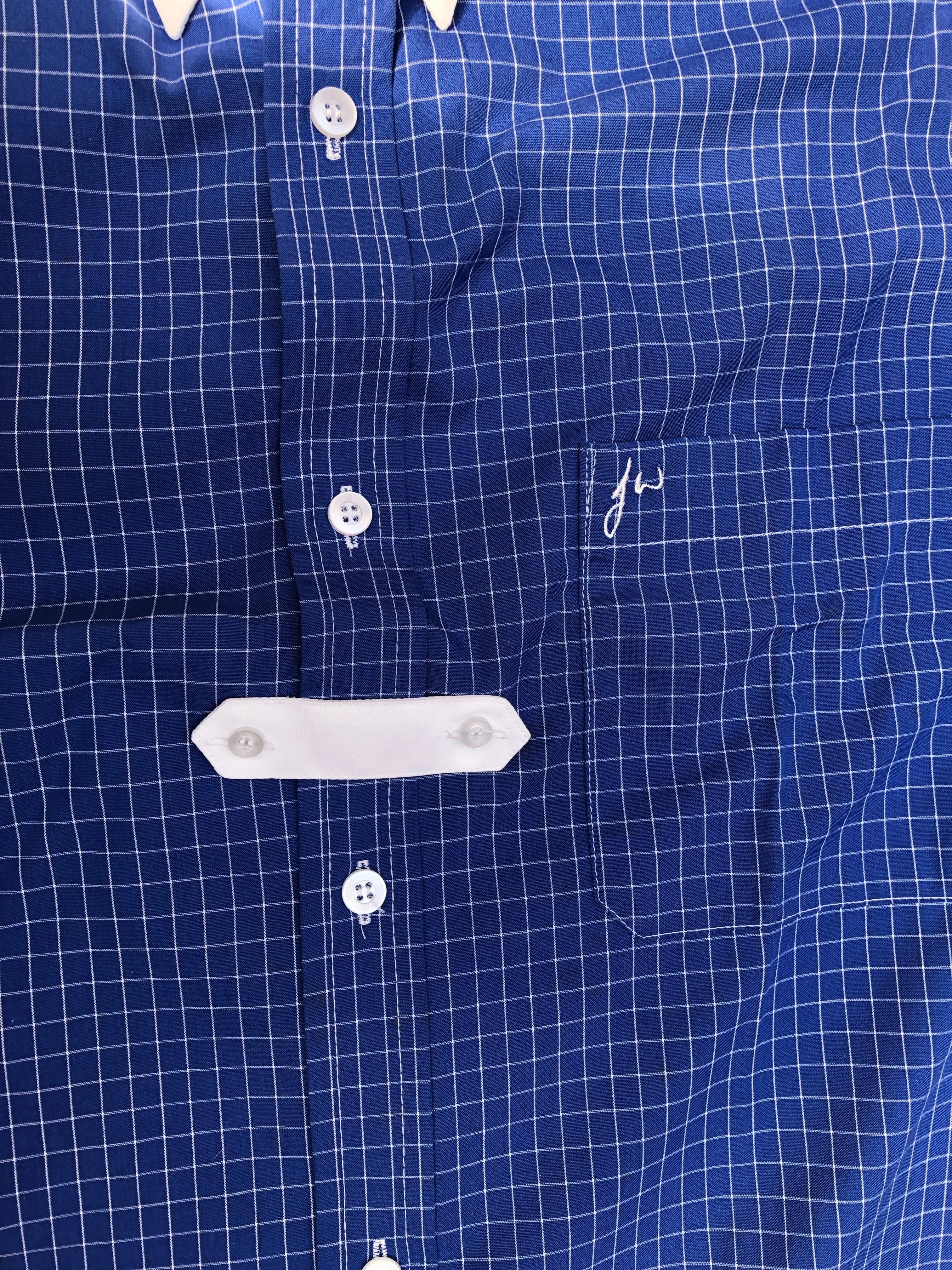 NEW John Whitaker blue long sleeve shirt size M FREE POSTAGE