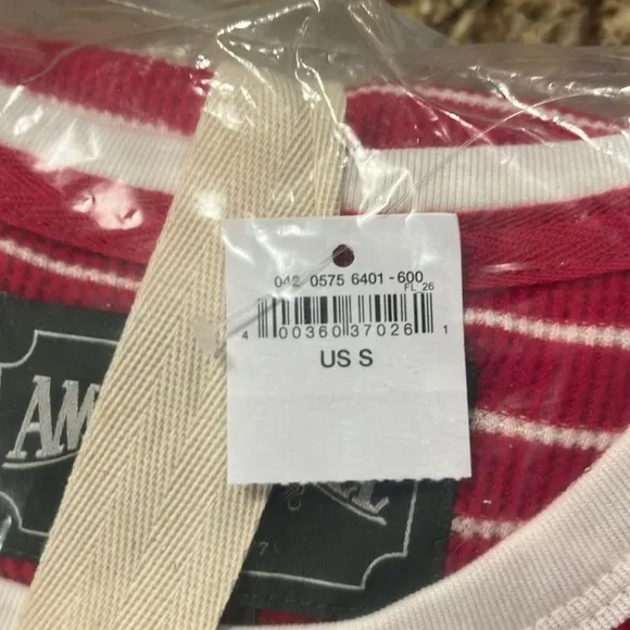 NWT American Eagle Women’s Striped Thermal Pajama Set
