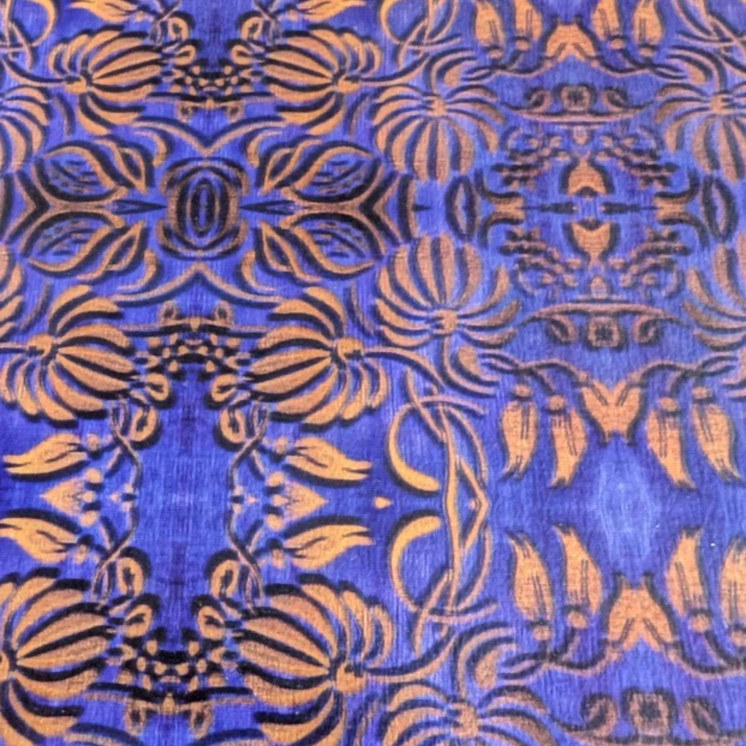 Parrot Scarf Pin (Purple & Gold)