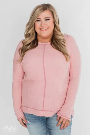 Precious Moments Thermal Long Sleeve Top - Pink
