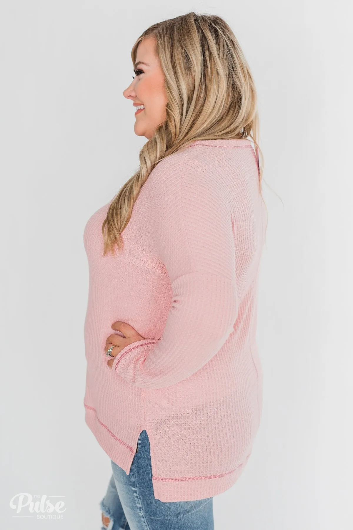 Precious Moments Thermal Long Sleeve Top - Pink